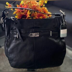 Coach Chelsea Leather Ashlyn Hobo (Model #17816).